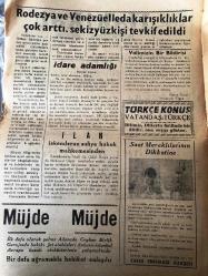 HATAY İSKENDERUN HAKİKAT GAZETESİ YEREL TAŞRA BASINI - 28 NİSAN 1960- YIL :8 SAYI :2310- Cezayir de Kanlı Çarpışmalar Başladı - İdare Adamlığı  S. SONAT - Milliyetçiler kayıp  verdi . Fransızlar ise   kayıp sayısını hala açıklayamıyorlar - Yarın Cumhuriyet  Bayramımızın  37 . Yılını Kutluyoruz - Antakya da  Valiliğe 3 Dosya Verildi - Rodezya ve Venezüella da karışıklıklar  çok arttı  . Sekiz yüz kişi  tevkif edildi - İlan İskenderun Asliye Hukuk Mahkemesinden -  Gazetemizin ilan tarifesi