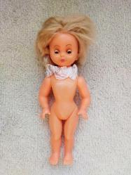 SOVYET RUSYA 1980'LERDEN VİNTAGE SERT PLASTİK SİRK CAMBAZI BEBEK OYUNCAK BİBLO 28 CM
