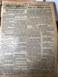 İSTANBUL DOĞRU YOL GAZETESİ YEREL TAŞRA BASINI  -  19 Aralık 1947-Yıl :1 SAYI :23 - Ok at ! Babam  ve anam sana feda olsun  ey Sa'd !-  Bindikleri  dalı kesen Yeşillere 'e soruyoruz ?  H. Salih Şeref -  Kur 'anı Kerim  Dersleri  - Hakikat Aynası  :  Hazreti Musa 'ya Aczini İdrak Ettiren  Bir Hadise - -- Milli  piyangodan çıkan para haram mıdır , helal  mıdır ? - Katline hükmedilen  bir zındık  Hoca lari Mehmet  Efendi -  Eba Müslimi  Horasani  - Bindikleri dalı kesen  Yeşiller 'e  soruyoruz -