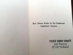 HEDİYE KARTPOSTALI, 1970'LERDEN BİR YILBAŞI KUTLAMA KARTI, TEKNİK SOMUN SANAYİİ, ŞERİF KARSAVRAN, ARKASI YAZILMAMIŞ, RENKLİ 21 X 12 CM EBADINDA - 1940'LAR, 1950'LER, 1960'LAR, 1970'LER 1980'LER