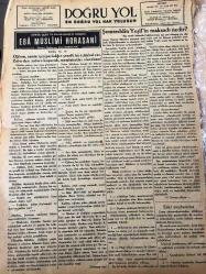 İSTANBUL DOĞRU YOL GAZETESİ YEREL TAŞRA BASINI   - 2 Ocak 1948 Yıl :1 SAYI:25- Hazreti  Muhammed Aleyhisselelam  buyuruyor ki : -Şemseddin Yeşil 'in Maksadı Nedir ?- Adana 'dan  da cevap veriliyor  Biz, ashaptan hiçbirisine  buğzetmekele  mükellef değiliz  yazan :Yusuf  Ziya Çağlı - Kur 'anı  Kerim Dersleri - Peygamberimizin  Mübarek Sözleri - Eba Müslimi  Horasani   Yazan  :Muharrem  Zeki  Korgunal  - Şemseddin  Yeşil 'in Maksadı  Nedir  ? -