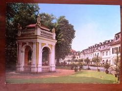 HEDİYE KARTPOSTALI, ALMANYA HANAU ŞEHRİNDEN BİR PARK GÖRÜNTÜSÜ, ARKASI YAZILI, RENKLİ, 15 X 10 CM EBADINDA - 1940'LAR, 1950'LER, 1960'LAR, 1970'LER 1980'LER