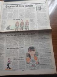 Radikal Gazetesi - 28 Ocak 1997 - Necmettin Erbakan Silah Ve Minarenin Gölgesinde - Cinci Hoca Ali Kalkancı'nın Çek Sahtekarlığı Ortaya Çıktı - McDonald's 18 Ay Ajan Gibi Çalıştı - Refah Partisi Aşçıyı Bile Değiştirdi - Almanya İle Özür Krizi