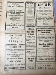 ZONGULDAK  KÜÇÜK GAZETE YEREL TAŞRA  BASINI -10 Şubat  1955  YIL :3 SAYI :393- Valimiz Ereğli den Avdet Etti - Ankara da sanayi işleri için bugün bir toplantı yapılıyor - E.K.İ nin   Karadonda   inşa ettireceğini  ilkokul -1955 yılının  en korkunç ve vahşi cinayeti -  İç Haberler : Denizcilik Bankasının Yeni Şilep Seferleri ---Rusya da madenlerde çalıştırılan  kadınlar  -Filyos ihtiyar  heyeti seçimleri -Çatalağzı  Bartın  enerjisi hattı -Unesco Mecmuasında sanat  eserleri -