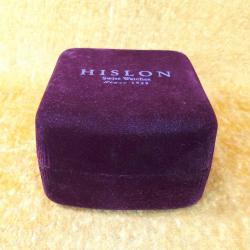 VINTAGE HISLON SWISS WATCHES SINCE 1928 BORDO RENKLİ SAAT KUTUSU
