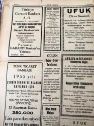ZONGULDAK  KÜÇÜK GAZETE YEREL TAŞRA  BASINI - 14 ŞUBAT 1955 YIL :3 SAYI :396-  Reisicumhurumuz Pakistan 'a Hareket Etti - İzmir Alsancak Limanın Temeli Bugün Atılıyor - Filyos  İhtiyar Heyeti Seçimleri  Demokrat Parti Adayları Tam Liste Halinde Kazandı - Tefende esrarengiz bir cinayet -- Bartın da bir yangın oldu -
