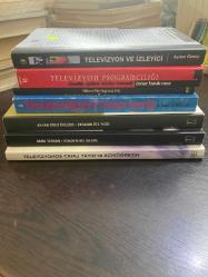 Televizyon ve televizyonculuk seti -7 kitap- televizyon ve izleyici, televizyon programcılığı, video ve film kurgusuna giriş, video kamera fotoğrafçılık ve televizyon yapımcılığı, ekranın öte yüzü, gündem belirleme, televizyonda canlı yayın ve açıköğretim