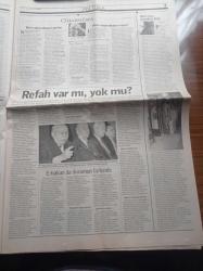 Radikal Gazetesi - 26 Ocak 1998 - Arif Erdem - Elvir Boliç - Lastik Gibi Maç Ülkerspor'un - NBA Ligi Sonuçları - Necmettin Erbakan'ın Bileti Kesildi - Abdullah Çatlı Güven Sazak Ve Ömer Lütfü Topal İlişkisi - Refah Partisi Var Mı Yok Mu - Beyaz Saray Seks Skandalları İle Çalkalanıyor - Diyanet İşlerinde Kadına Fetva Yasak