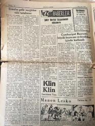 ZONGULDAK  KÜÇÜK GAZETE YEREL TAŞRA  BASINI - 31 Ekim 1955 YIL :4 SAYI :610- Cumhuriyet Bayramı Büyük Heyecan Ve Tezahürat İçinde Kutlandı -Muş 'ta Tren Sesleri  - Esnafın Gelir Vergisine  Tabi  Tutulması - Sabah Reisi Kim Olacak ? Mehmet  Ufuk -İç Haberler  : Şehir merkez  cezaevindeki  müsamere - Zonguldak Belediyesinden  -Spor -Şehrimizde   Cumhuriyet Bayramı  maçlarında  Galatasaray  amatör  takımı bir galibiyet  bir mağlubiyet  aldı -İstanbul Link Maçları - Röportaj  -Gece  yarısından sonra Beyoğlu