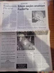 Yeni Yüzyıl Gazetesi - 1 Mart 1998 - İkon Anne Madonna - Fikret Kuşkan - Köksal Engür - Tilbe Saran - Şeriat Komandosu Eğitimi - El Ezher İtirafları Korkunç - Bülent Rahşan Ecevit Çiftinin Aşkı Şiir Klibinde - Diyanet Türban Dedi - Hanefi Avcı İçin En Az 15 Yıl İsteniyor - Cep Telefonu İle Konuşmanın Bedeli Çok Ağır Oldu