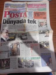 Posta Gazetesi - 11 Kasım 2004 - Marcio Nobre Harekatı - Emre Aşık- İbrahim Toraman - Köln'de Daum Şov - Tüm Türkiye'de Dün Hayat Büyük Lider Atatürk Anısına Bir Dakika Durdu - İşte Atatürk'ün Yanındaki Saçı Örgülü Kız Rezmize Tatlı - İbrahim Tatlıses - Başbakan Recep Tayyip Erdoğan Laiklik de Hayat Gibi Değişir - 8 Bin Kişilik İftar - Abdullah Gül - Tuğçe Kazaz - Lara Kamhi - Kadir Gecesi Cami Gezen Ünlüler