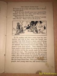 The Great Stone Face - The Oxford English Course - Nathaniel Hawthorne - Oxford University Press - İngilizce Kitap (Büyük Taş Yüz) Hafif Yıpranma ve Lekeler Mevcuttur