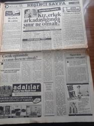 Posta Gazetesi - 16 Haziran 1985 - Bulgar Zulmünde Yeni Boyutlar Oruç Yasak - Uçak Kaçıran Kaçırana - Ünlü Yunan Şarkıcı Demiş Roussos - Levent Kırca İle Oya Başar Evleniyor - Cumhurbaşkanı Kenan Evren Bodrum'a Gidiyor - Erdal İnönü - Turgut Özal - Fenerbahçeli İlyas Tüfekçi - Dışişleri Bakanı Vahit Halefoğlu- Bugün Babalar Günü - Kız Erkek Arkadaşlığında Sınır Ne Olmalı - Veselinoviç'e 38 Milyon Lira