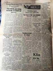 ZONGULDAK  KÜÇÜK GAZETE YEREL TAŞRA  BASINI - 11KASIM 1955 YIL :4 SAYI :619 -Ölmez Atatürk 'ün Ebediyete İntikalin 17 . Yıldönümü -  Petrol Kokan Peynirler - Zonguldak Öğrencilerini   Yatılı Okutma Derneği - Sabah Esintisi  Bıktık Yahu  yazan Mehmet  Ufuk -  Orman İşlemesinin  Yol Faaliyetleri  - İç Haberler  : Köy Kanunu Tasarısı   Yeni  tasarı birçok esaslı hükümleri  ihtiva ediyor -  Çaycuma da kanlı bir vaka - Dış Haberler : Sovyet  Ziraatçıları  Amerika da  - Hurda ve Müstamel  varil  satılacaktır  Ereğli  Kömürleri İşletmesinden - Ev -Kadın - Moda - Yeni  Kürk Modelleri -