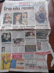 Posta Gazetesi - 16 Mart 1996 - Talihsiz Aile Menderesler - Baba Adnan Menderes Asıldı Yüksel Menderes İntihar Etti Kardeş Mutlu Menderes Kazada Öldü Son Menderes Aydın Menderes Felç Oldu - Nonoş Papaz Apo'cu Çıktı - grup Seks Rezaleti - Süleyman Seba Daum'u Yerin Dibine Soktu - Refah Partisi - Sibel Can - Nükhet Duru