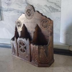 Ahşap Mutfak Rafı Eski,Kaşıklık