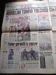 Posta Gazetesi - 21 Nisan 1995 - Sarp Kuray Vuruldu - Amerika Ve Japonya Dinci Terörle Sarsıldı - Muazzez Ersoy-  Trabzonsporlu Yıldız Abdullah Ercan Torinoya - Fatih Terim - Galatasaray'da Ajax Sevinci - Selim Edes ile Eşi ABD'ye Kaçtı - Ahmet Özal'a Vız Gelen Yasak Kararı - Türkiye'nin En Zengin Kızı Elif Dürüst Gelin Oluyor - Yıldırım Mayruk - Berna Yılmaz - Ferruh İlter