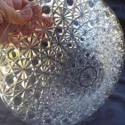 İtalyan Dökme Cam Giardinyer Sunumluk