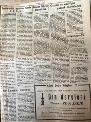 İSTANBUL HAKKA DOĞRU GERÇEK MÜSLÜMANLARIN  MECMUASI   TANRIM ULU, IRKIM YÜCE, DİNİM HAK  ÜLKÜ YURDA  EDEBİ HÜR YAŞAMAK -  SAYI :60 - 22 Nisan 1948-  Cahiller  Dillerini  Tutmalıdır '!  Dedelerimizin  yaptıkları  binalar  ihmalimizden yıkılıyor - Güzel   Vaizler  insanın  kalbini   şadediyor - Zekat  hakkındaki  fetvalara itiraz  eden  Burdurlu  vaiz - Nur Suresinin  Yanlış Tercemesi -  HAZRETİ  ÖMER - (LUT KAVMİ ) kıssası  Yazan : Esat Sezai  Sümbüllük - ALLAH'IN ARSLANI   HAZRETİ  ALİ - Gazilik ve Şehitliğin  Yüksek Mertebeleri   Yazan :  Esat Sezai  Sümbüllük - Din Dersleri  yazan : Ziya Şakir - Cenaze namazı  nasıl kılınır ?