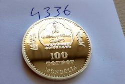 4336 MOĞOLİSTAN MONGOLIA 100 Tugrik 2008 Christo Redentor KM 346 UNC ÇİL
