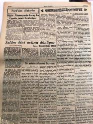 İSTANBUL HAKKA DOĞRU GERÇEK MÜSLÜMANLARIN  MECMUASI   TANRIM ULU, IRKIM YÜCE, DİNİM HAK  ÜLKÜ YURDA  EDEBİ HÜR YAŞAMAK -   Sayı :55 - 18 Mart 1948-  Bir vaizin af olunmaz hezeyanı   saçma laflarla ehli İslam 'ın  namusuna dil uzatmak  küfürdür  yazan  : Esat  Sezai Sünbüllük  - Mevlud  Okumak  Esat Sezai  Sünbüllük -  Cuma Namazı Radyo  İle Kılınır Mı  ?  Emirül Müminin  Hazreti  Ömer  - Veddeha Suresi Tercüme Ve  Tefsir -  ALLAHIN  ARSLANI  HAZRETİ  ALİ -Cenabı hak , insanları sevdiği için yaratmıştır  yazan : Esat  Sezai Sünbüllük - Din Dersleri  Yazan : Ziya Şakir - Hac 'dan  dönenlerin  anlattıkları   Ka 'beyi  seven  uzakta  kalır yazan : Hacı  Husrev -  Yurttan  Haberler  : Niğde Aksaray 'ında harap bir camiin tamiri bekleniyor -  İslam dini aslına dönüyor  yazan : Kazım Namı Duru -