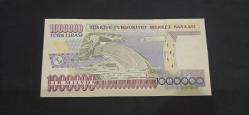 2 ÂDET 8.EMİSYON 1000 000 LİRA SERİ NUMARA. ÇİL ALTI .KOLEKSİYONLUK