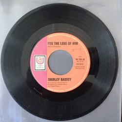 Shirley Bassey Love Story (Where Do I Begin) / For The Love Of Him - Yabancı 45'lik Plak, ALMANYA BASKI