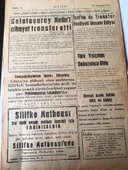 MERSİN SİLİFKE GAZETESİ YEREL TAŞRA BASINI -27 Temmuz 1962 -SAYI :973-179-Arazi Kadostro  Umum Müdürlüğünün Nazarı Dikkatine -Türkiye de ki Türkistanlı Türk Gençlerinin Cumhuriyet  Senatosu Başkanlığına Müracaatları -Gökbelen Yolundaki  Kaza- Firari katil yakalanamadı - 1 Türk Doktorunun Başarılı  Ameliyatı -Operatör   Ömer Lutfi  Güney -Burçlarınız ve Falınız  -Ömer  Hayyam 'dan Rübailer -  Sanat  : Çocuklar  Bakıyorlar  Ziya Osman Saba - Galatasaray  Metin 'i nihayet  transfer etti-  İçel  'de  transfer faaliyeti  devam ediyor - Türk  Yatçıları  Dokuzuncu  oldu