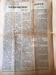 ŞANLI URFA YENİ URFA  GAZETESİ YEREL TAŞRA BASINI  - 9 Ekim 1965 YIL :13 SAYI :1011- Binlerce kalp CHP için çarptı  Senatör Esat Mahmut  Karakurt , Avukat Yaşar Alhas ve Eczacı Memduh Vecdi  Timur Birer Konuşma Yaptılar -  Adalet  Partisi Şaşkınlık İçinde  Ahmet Mesçi - Suruç ta   AP  Çöktü -  İnönü  Kindar Değil ,  Sabırlıdır   Mehmet Cantürk - Kopye Günay Taylan -  Gençlik Sayfası  -Dil Sorunumuz Yazan : Oğuz Tümbaş - Uzaktaki  Ses  Yılmaz Uğurlu - Eylül Akşamı  Selahattin Yavuzkaplan - Gerçek   Şuayip Türkmen -