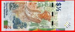 BAHAMALAR BAHAMAS 0,5 Dollar, 2019 pA77, UNC ÇİL