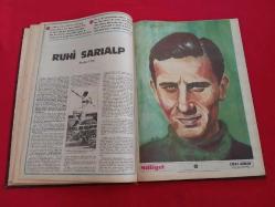 Büyük Türk Sporcuları - Galatasaray Fenerbahçe Beşiktaş Trabzonspor - Futbol, Spor, Basketbol, Güreş gibi birçok alandaki sporcuların büyük boy çizim resimleri ve bilgileri - 55 fasikül - Sıralı Ciltli - Metin Oktay'dan Turgay Şeren'e, Can Bartu'dan Lefter'e, Hakkı Yeten'e.