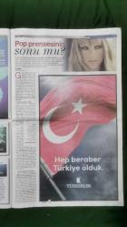 Hürriyet Pazar Gazete 24 Temmuz 2016 Unutulmayacaklar,Hande Fırat,Ece Taşpınar,Serpin Sükan,Ceyda Balaban,Ayşe Kulin,Metin Fadıllıoğlu,Bülent Arınç,Nina Agdal,Vincent Van Gogh,Taylor Swift,Hakkı Bulut,Levent Bektaş,Fetullah Gülen,Boyner Grup - Emlak Konut - Sanko Holding - LC Waikiki - Hitay - Ziylan - Demokrasi Afişi