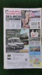 Hürriyet Gazete 30 Temmuz 2016 Jessica Alba,Paul Pogba,Recep Tayyip Erdoğan,Richard Moore,Tuğgeneral Gökhan Şahin Sönmezateş,Numan Kurtulmuş,