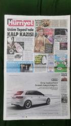 Hürriyet Gazete 16 Temmuz 2016 Darbeye Geçit Yok,17 Polis Şehit,Hulusi Akar,Erol Olçak,Hwang Kyo-Ahn,Eliana Paco,Mahmut Uslu,Gökhan Gönül,Martin Skrtel,Recep Tayyip Erdoğan,Arda Turan,Fatih Terim,Lionel Messi,Neymar JR,Jose Mourinho,Samuel Eto,Kolo Toure,Jan Olde Riekerink,Erdal Torunoğulları,Sergey Lavrov,François Hollande,Mesut Toprak,Halk Sokağa Döküldü,Binali Yıldırım,Kemal Kılıçdaroğlu,Devlet Bahçeli,Tarkan,Pınar Dilek,Candan Erçetin,Ata Demirer,Onur Büyüktopçu,Ebru Kara,Günay Musayeva,Meryem Uzerli,Tolga Karel,Efkan Ala,Mehmet Şimşek,Sign Of The City Awards - Titanic Hotel - Tura Turizm - Audi Reklamı