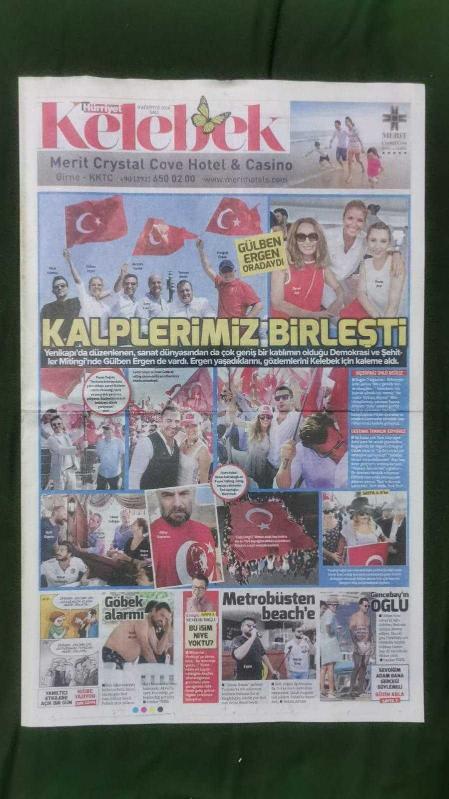 Hürriyet Kelebek Gazete 9 Ağustos 2016 Kalplerimiz Birleşti Nihat  