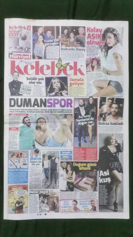 Hürriyet Kelebek Gazete 10 Ağustos 2016 Behzat Gerçeker Samsun  