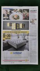 Hürriyet Pazar Gazete 2 Ekim 2016 Karl Lagerfeld,Hüseyin Emir Erkilet,Seren Serengil,Ecem Uzun,Tamer Karadağlı,Sahrap Soysal,Elçin Sangu,Şevval Sam,Çağatay Ulusoy,Seren Serengil,Serdar Bilgili,İstikbal - Adidas Reklamı