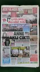 Hürriyet Gazete 11 Kasım 2016 Emlak Oscarları,Ivanka Trump,Berat Albayrak,Nurten Öztürk,Dilan Çiçek Deniz,Melisa Aslı Pamuk,Simge Sağın,Aziz Torun,Mehmet Özhaseki,Avni Çelik,Recep Tayyip Erdoğan,Mehmet Şimşek,Donald Trump,Drake Burnette,Yasin Öztekin,Robert Jordan,Arda Turan,Fatih Terim,Metin Albayrak,Şenol Güneş,Abdullah Avcı,Jürgen Kloop,Kevin Durant,Lionel Messi,Ahmet Ercanlar,Kadir Topbaş,Aydın Doğan,Ahmet Misbah Demircan,Vuslat Doğan Sabancı,Çiğdem Karaarslan,Nursel Köse,Bülent Ersoy,Tony Gatlif,Serenay Sarıkaya,Ayla Çelik,Beyazıt Öztürk,Muazzez Abacı,Tur İlanları,Mokka X - 5.Levent - Beymen - Kipa Market Reklamı