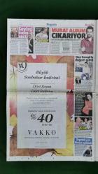 Hürriyet Gazete 4 Kasım 2016 İşte Böyle Uçtu,Adil Öksüz,Kemal Batmaz,Alper Potuk,Murat Çetinkaya,Simon Kjaer,Hasan Ali Kaldırım,Marcos Rojo,Arda Turan,Devlet Bahçeli,Recep Tayyip Erdoğan,Bekir Bozdağ,Fikri Işık,Prens Charles,Prens Harry,Hulk Hogan,Daley Blind,Fabri,Melisa Aslı Pamuk,Dilan Çiçek Deniz,Simge Sağın,Bruma,Lionel Carole,Maicon,Jan Olde Riekerink,Mesut Özil,Ferzan Özpetek,Gönül Ülkü Özcan Toprağa Verildi,Hülya Avşar,Kemal Sunal,Murat Yıldırım,Gupse Özay,Goran Bregoviç,Fenerbahçe 2-1 Manchester United,Audi - Vakko - Renault Reklamı,Seda Bakan Akbank Reklamı,Kütahya Seramik Yetkin Dikinciler Reklamı