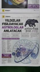 Hürriyet Kelebek 2 Gazete 2017'de Burçları Neler Bekliyor,Astroloji'nin Tarihçesi,Astroloji Fal Mıdır ?,2017'ye Kısa Bir Bakış,Yıldızlar Fısıldayacak Astrologlar Anlatacak,Astrofun Fest'in Yıldızları,Astroloji Sayesinde Neler Öğrendik,Yüzyıllardır İnsanlığın İlgi Odağı:Astroloji