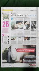 Hürriyet Cumartesi Gazete 26 Kasım 2016 Timur Acar,Şevket Çoruh,İlker Ayrık,Murat Akkoyunlu,Aşkın Nur Yengi,Can Öz,Mithat Alam,Şebnem Ferah,Hakan Altun,Bir Halk Etçisi ALTAŞ,Kendall Jenner,Didem Balçın,Andrew Garfield,Metallica,Tuba Büyüküstün,Kıvanç Tatlıtuğ,Tuba Büyüküstün,Bergüzar Korel,Oktay Kaynarca,Dücane Cündioğlu,Migros - İstikbal Reklamı