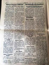 İSTANBUL GÜVEN GAZETESİ  YEREL TAŞRA BASINI-  8 ARALIK 1951 YIL :3 - Adnan Menderes- Denizciliğimizin mühim gelişme arifesinde - Ucuz arsa ve mesken davası -Dünya Pamuk İhtihsali - İpekçiler toplantısı - Kümes hayvanları  tehdidi  - Denizbank Sözleşmesi -  Türkiye de Hayat - Konya Halıları -  Serbest  piyasada  dolar fiyatları  yükseldi -