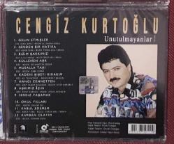 Unutulmayanlar  CD Cengiz Kurtoğlu SIFIR JELATİNLİ AMBALAJINDADIR yeni baskıdır