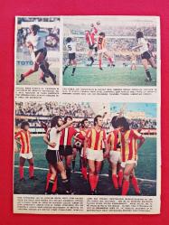 Galatasaray 0-0 Beşiktaş - 29 Eylül 1974 - Hayat Spor Maç Fotoromanı - Metin Oktay, Fatih Terim