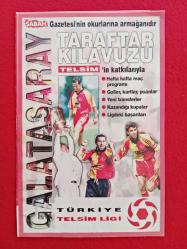 1999-2000 Fikstür - Galatasaray Taraftar Kılavuzu