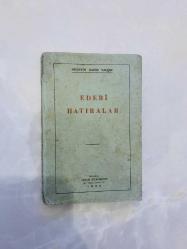 Edebi Hatıralar (1.baskı)