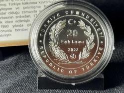 DARPHANE Adnan Menderes - Cumhuriyet Dönemi Türk Siyasetçileri No:2 Gümüş Hatıra Para Çil