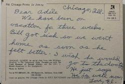 Chicago,ŞEHİR KARTPOSTALI-ABD/MICHIGAN GÖLÜ KIYISI GÜNDÜZ GÖRÜNTÜSÜ,ARKASINA YAZILMIŞ,RENKLİ, 11 X 15 CM EBADINDA - 1950'LER, 1960'LAR, 1970'LER, 1980'LER