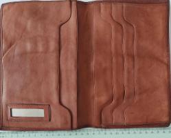 1856 OSMANLI DÖNEMİ KUZU DERİSİ EL YAPIMI BÜYÜK BOY CÜZDAN ÇOK ÇOK NADİR