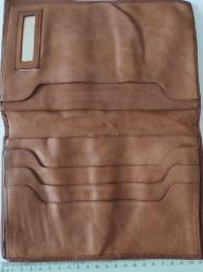 1856 OSMANLI DÖNEMİ KUZU DERİSİ EL YAPIMI BÜYÜK BOY CÜZDAN ÇOK ÇOK NADİR